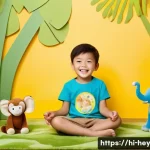 헤이지니 콘텐츠의 SEO 전략 - **Prompt 1: Imaginative Jungle Adventure Playtime**
    Generate an image of a joyful 6-year-old chi...